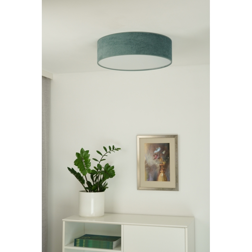 Duolla - LED Plafon CORTINA LED/26W/230V śr. 45 cm 4000K turkusowy