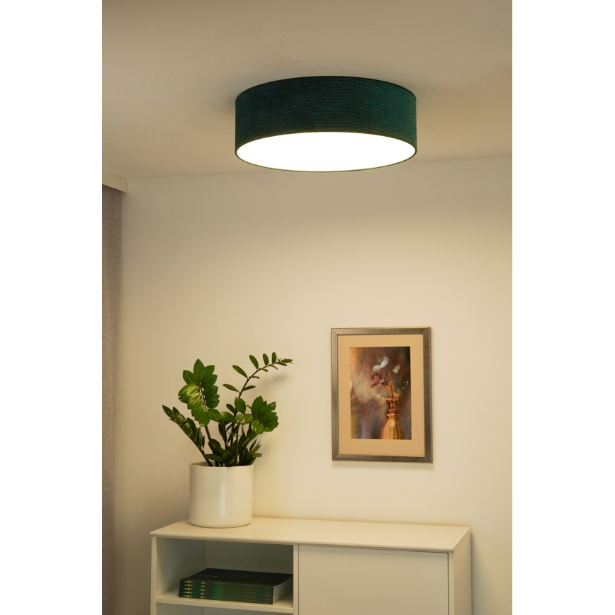 Duolla - LED Plafon CORTINA LED/26W/230V śr. 45 cm 4000K zielony