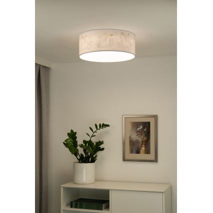 Duolla - LED Plafon dziecięcy CORTINA LED/26W/230V śr. 40 cm 4000K