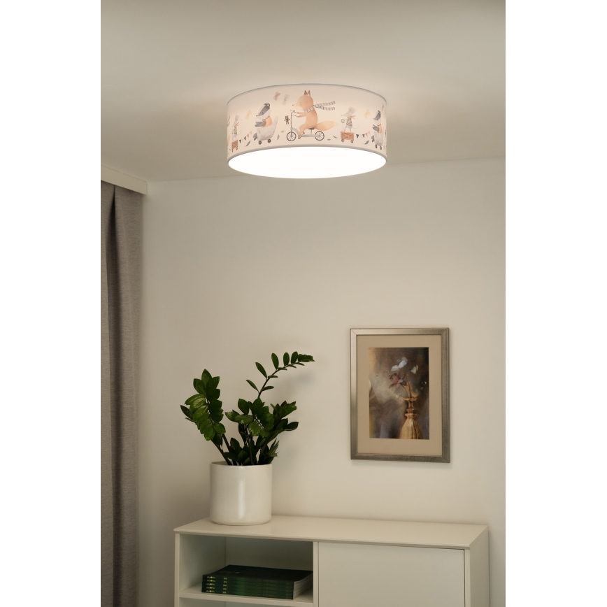 Duolla - LED Plafon dziecięcy CORTINA LED/26W/230V śr. 40 cm 4000K