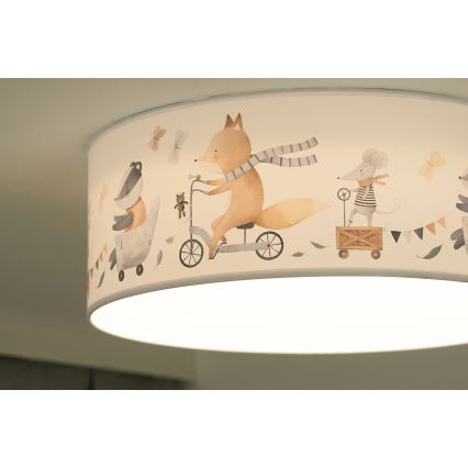 Duolla - LED Plafon dziecięcy CORTINA LED/26W/230V śr. 40 cm 4000K