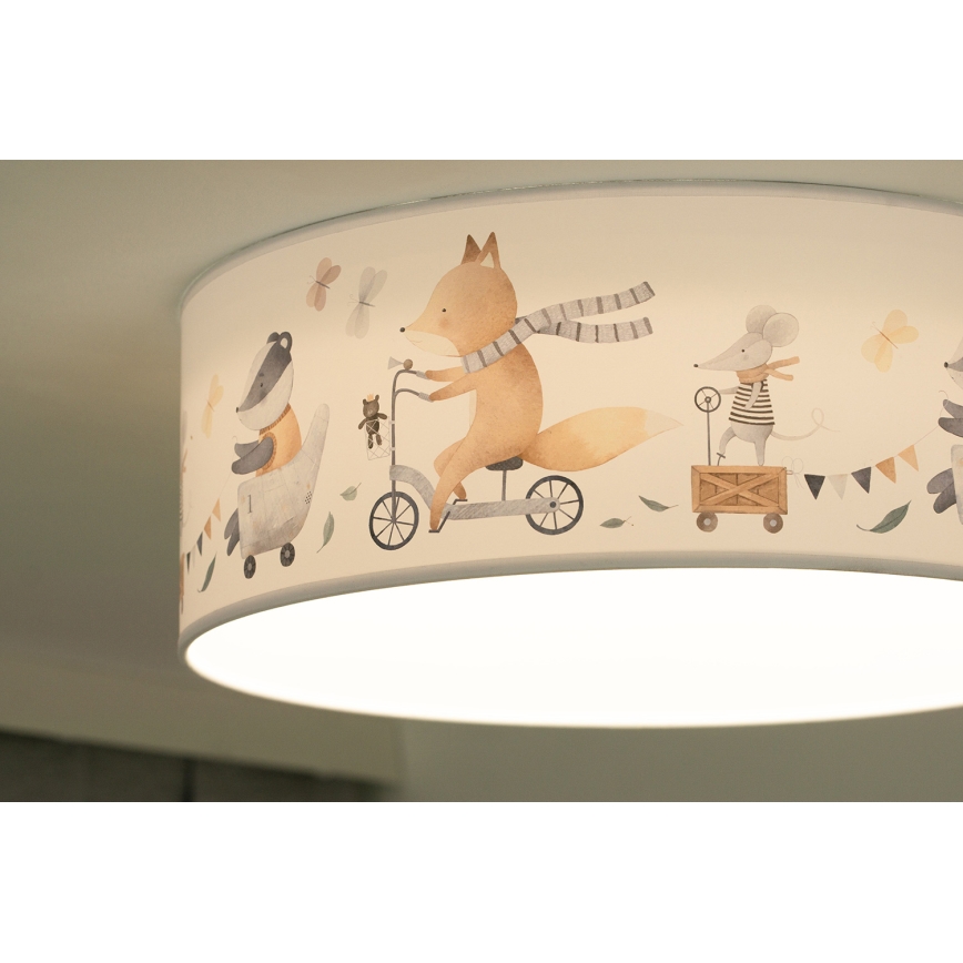 Duolla - LED Plafon dziecięcy CORTINA LED/26W/230V śr. 40 cm 4000K