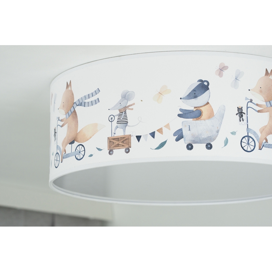 Duolla - LED Plafon dziecięcy CORTINA LED/26W/230V śr. 40 cm 4000K