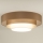 Duolla - LED Plafon LUNETA LED/26W/230V śr. 60 cm 4000K brązowy/złoty/biały