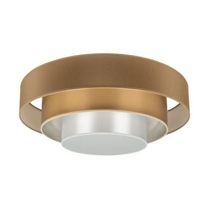 Duolla - LED Plafon LUNETA LED/26W/230V śr. 60 cm 4000K brązowy/złoty/biały