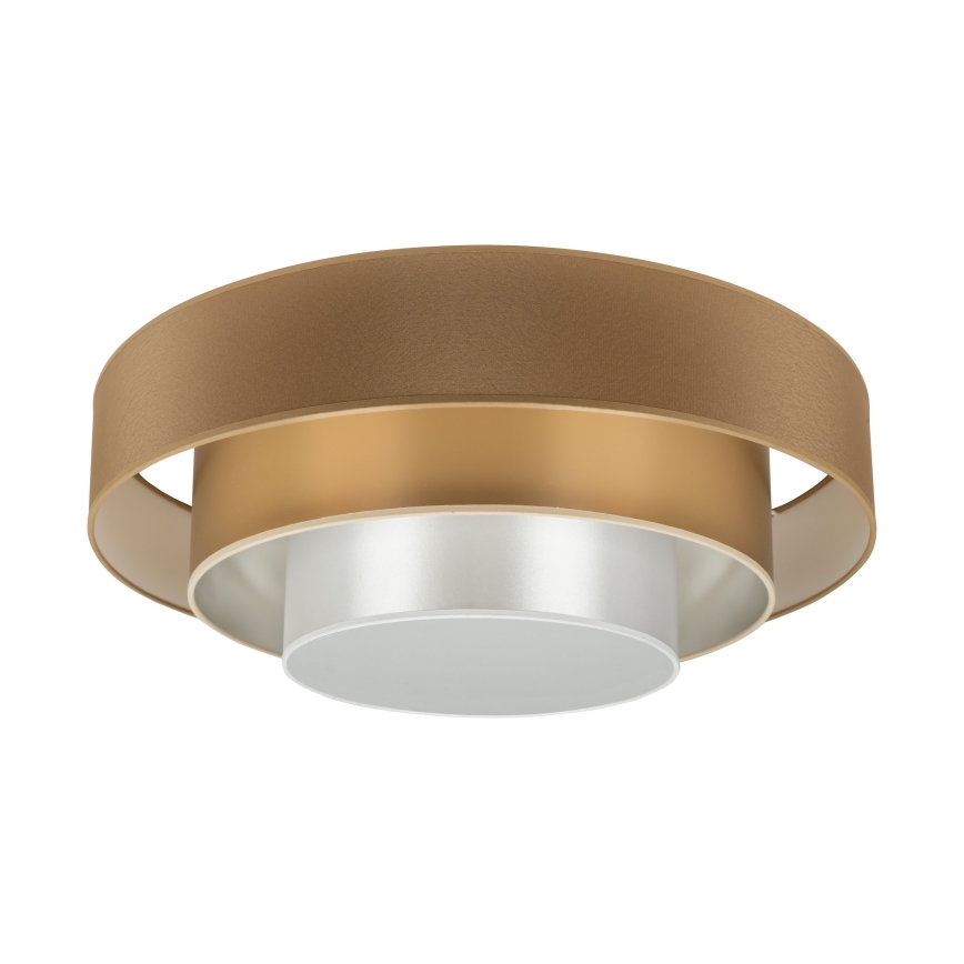 Duolla - LED Plafon LUNETA LED/26W/230V śr. 60 cm 4000K brązowy/złoty/biały
