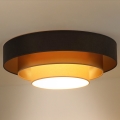 Duolla - LED Plafon LUNETA LED/26W/230V śr. 60 cm 4000K brązowy/złoty/kremowy