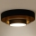 Duolla - LED Plafon LUNETA LED/26W/230V śr. 60 cm 4000K czarny/złoty