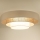 Duolla - LED Plafon LUNETA LED/26W/230V śr. 60 cm 4000K kremowy/brązowy