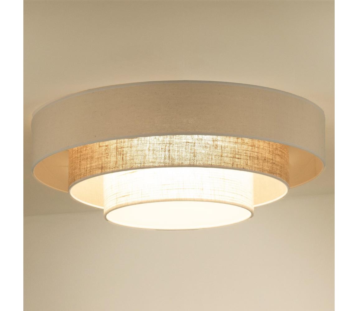 - LED Plafon LUNETA LED/26W/230V śr. 60 cm 4000K kremowy/brązowy