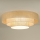 Duolla - LED Plafon LUNETA LED/26W/230V śr. 60 cm 4000K rattan/beżowy/brązowy