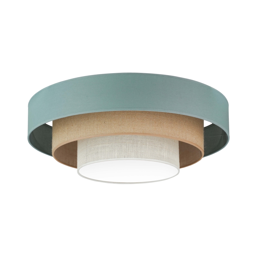 Duolla - LED Plafon LUNETA LED/26W/230V śr. 60 cm 4000K turkusowy/beżowy/kremowy