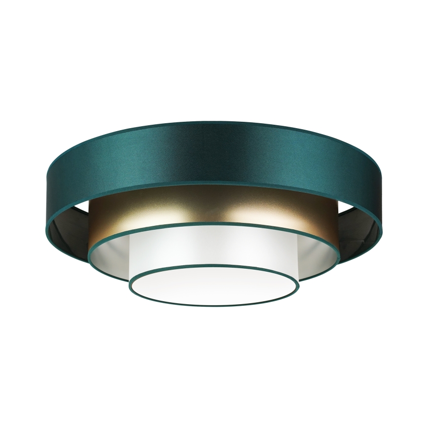 Duolla - LED Plafon LUNETA LED/26W/230V śr. 60 cm 4000K zielony/złoty/biały