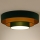 Duolla - LED Plafon LUNETA LED/26W/230V śr. 60 cm 4000K zielony/złoty