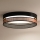 Duolla - LED Plafon ROLLER DUO SHINY LED/24W/230V śr. 45 cm czarny/miedziany