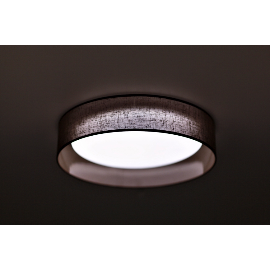 Duolla - LED Plafon ROLLER LED/24W/230V ciemny śr. 45 cm brązowy