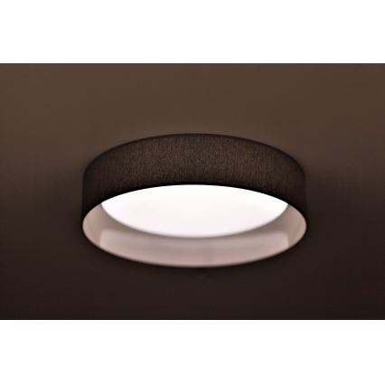 Duolla - LED Plafon ROLLER LED/24W/230V ciemny śr. 45 cm szary