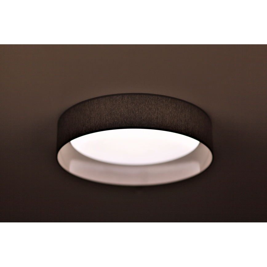 Duolla - LED Plafon ROLLER LED/24W/230V ciemny śr. 45 cm szary