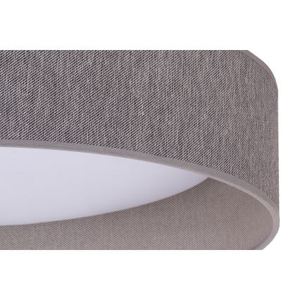 Duolla - LED Plafon ROLLER LED/24W/230V ciemny śr. 45 cm szary
