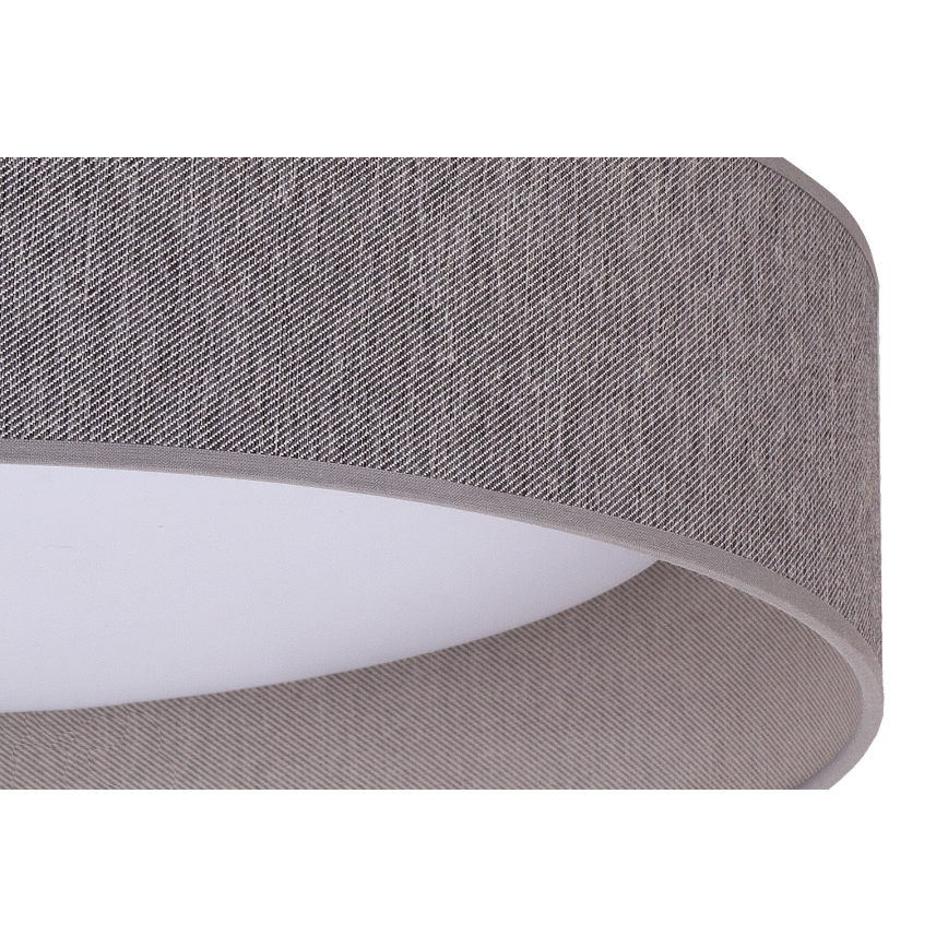 Duolla - LED Plafon ROLLER LED/24W/230V ciemny śr. 45 cm szary