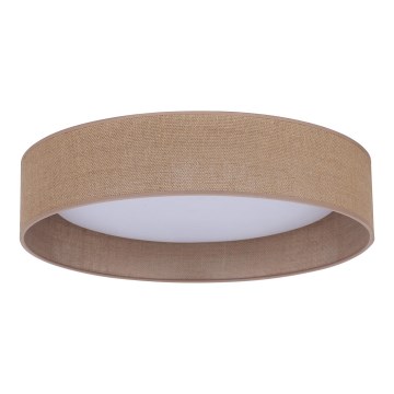 Duolla - LED Plafon ROLLER LED/24W/230V jasny śr. 45 cm brązowy