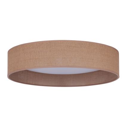 Duolla - LED Plafon ROLLER LED/24W/230V jasny śr. 45 cm brązowy