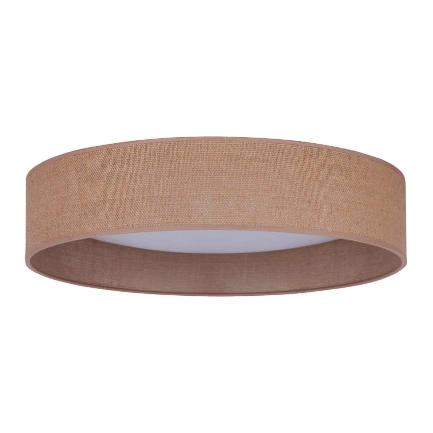 Duolla - LED Plafon ROLLER LED/24W/230V jasny śr. 45 cm brązowy