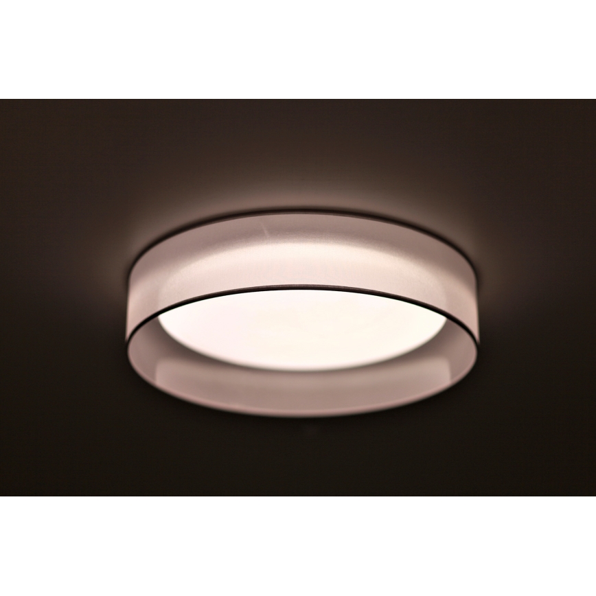 Duolla - LED Plafon ROLLER LED/24W/230V jasny śr. 45 cm szary