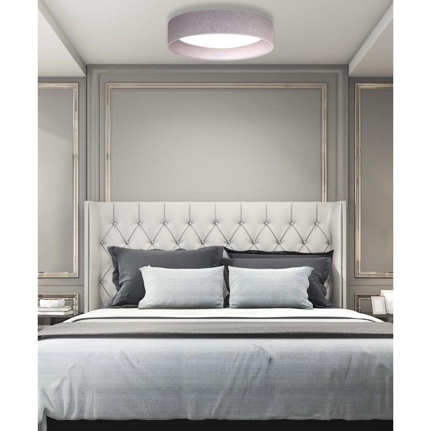 Duolla - LED Plafon ROLLER LED/24W/230V jasny śr. 45 cm szary