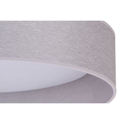 Duolla - LED Plafon ROLLER LED/24W/230V jasny śr. 45 cm szary