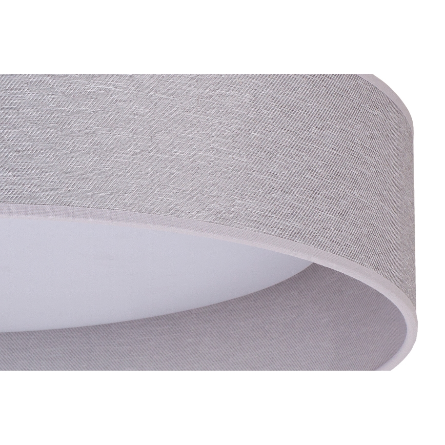 Duolla - LED Plafon ROLLER LED/24W/230V jasny śr. 45 cm szary
