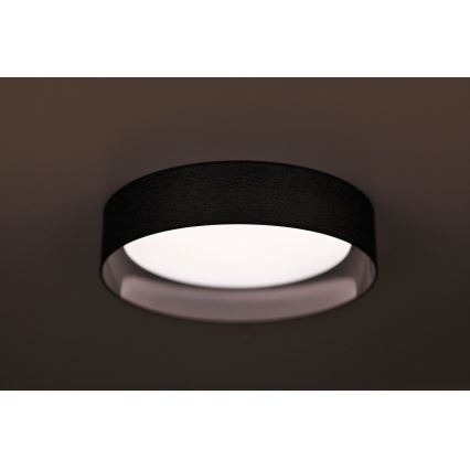 Duolla - LED Plafon ROLLER LED/24W/230V śr. 45 cm antracyt