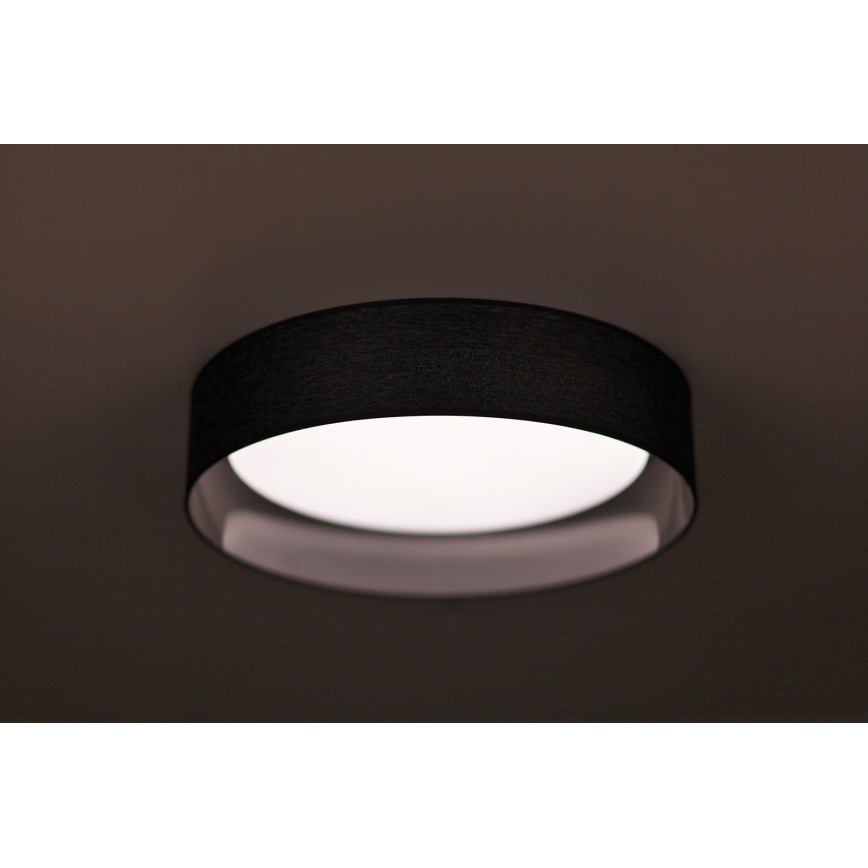 Duolla - LED Plafon ROLLER LED/24W/230V śr. 45 cm antracyt