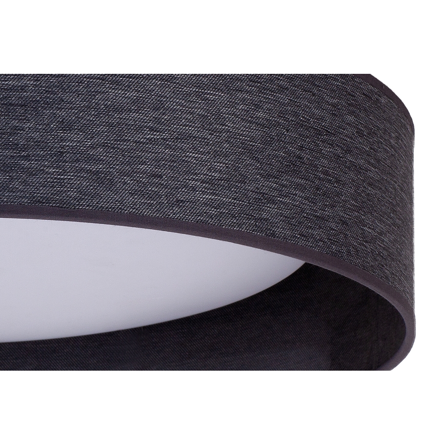 Duolla - LED Plafon ROLLER LED/24W/230V śr. 45 cm antracyt
