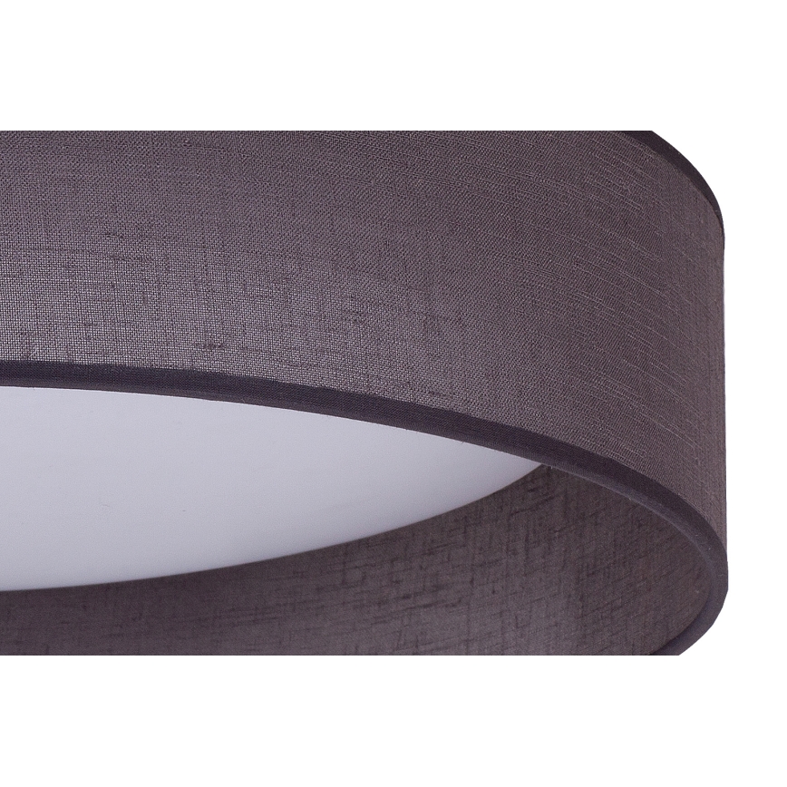 Duolla - LED Plafon ROLLER LED/24W/230V śr. 45 cm antracyt