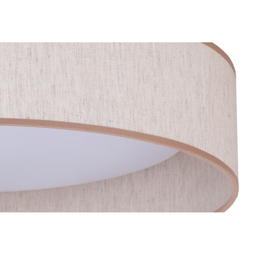 Duolla - LED Plafon ROLLER LED/24W/230V śr. 45 cm beżowy