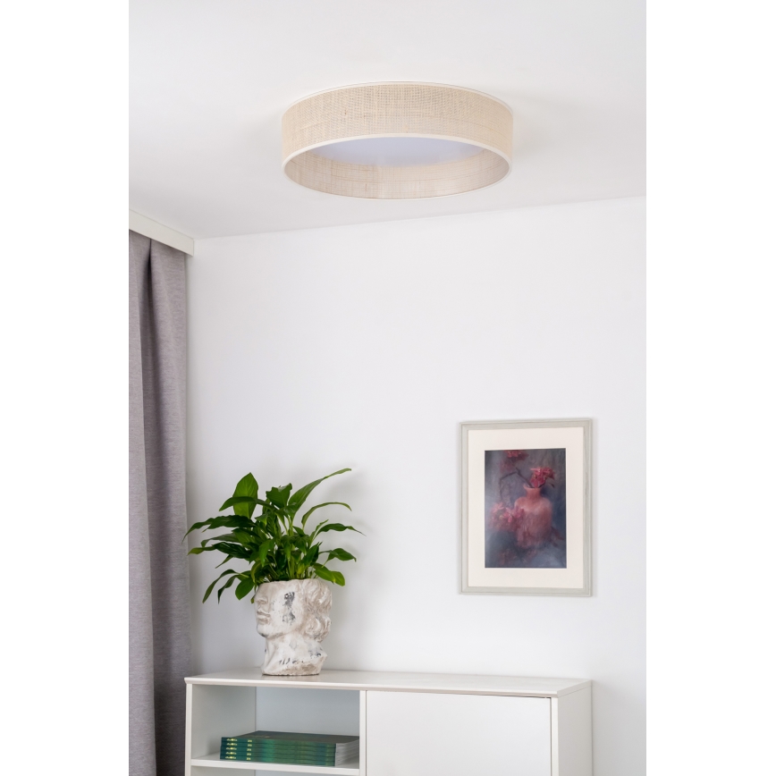 Duolla - LED Plafon ROLLER LED/24W/230V śr. 45 cm beżowy