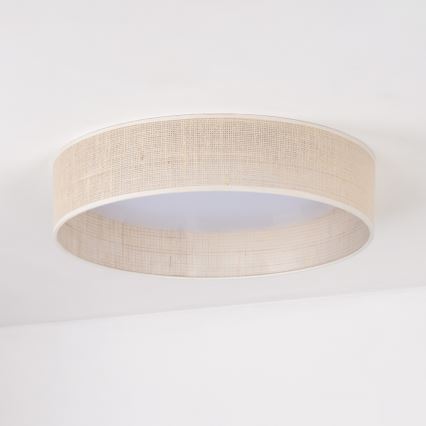 Duolla - LED Plafon ROLLER LED/24W/230V śr. 45 cm beżowy