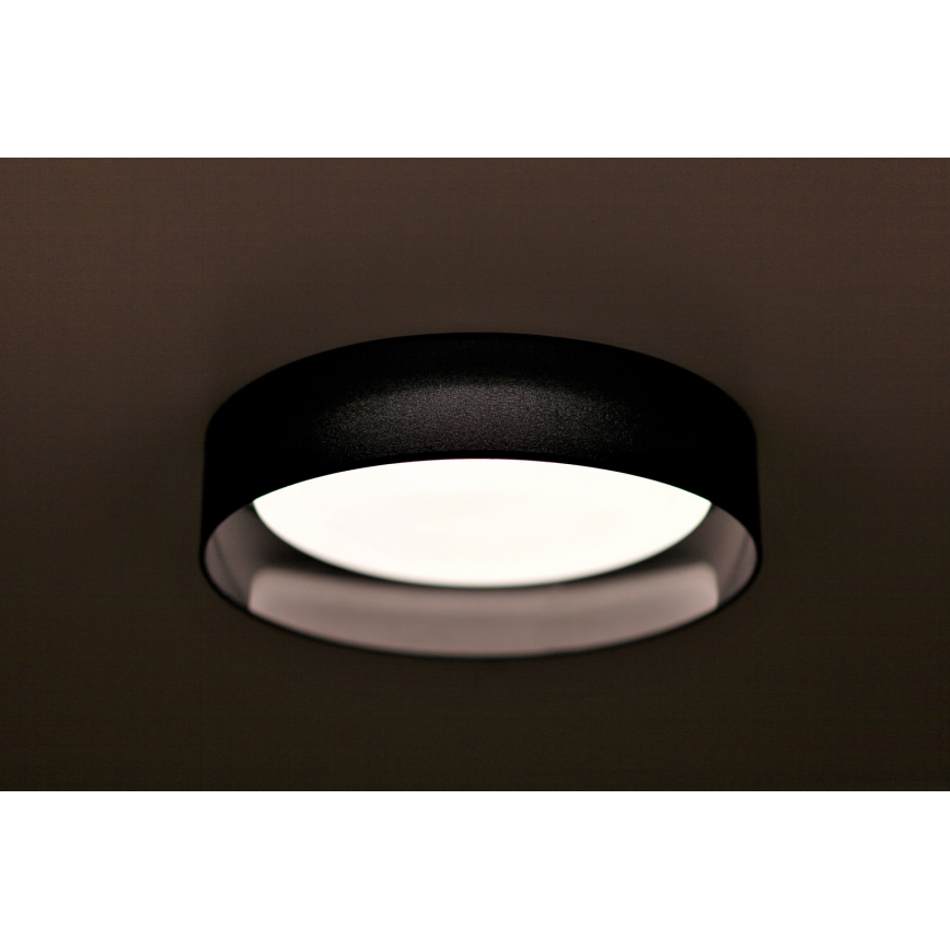 Duolla - LED Plafon ROLLER LED/24W/230V śr. 45 cm czarny