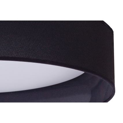 Duolla - LED Plafon ROLLER LED/24W/230V śr. 45 cm czarny