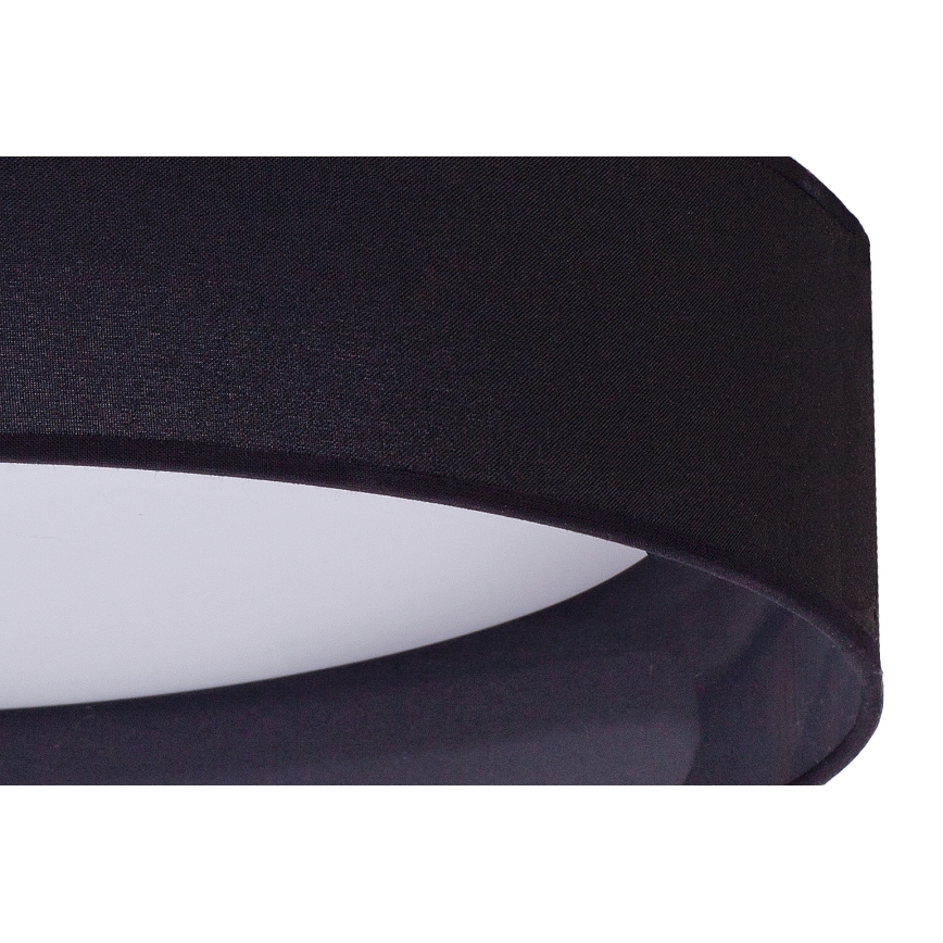 Duolla - LED Plafon ROLLER LED/24W/230V śr. 45 cm czarny