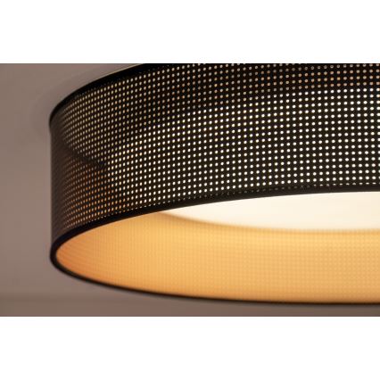 Duolla - LED Plafon ROLLER LED/24W/230V śr. 45 cm czarny/miedziany