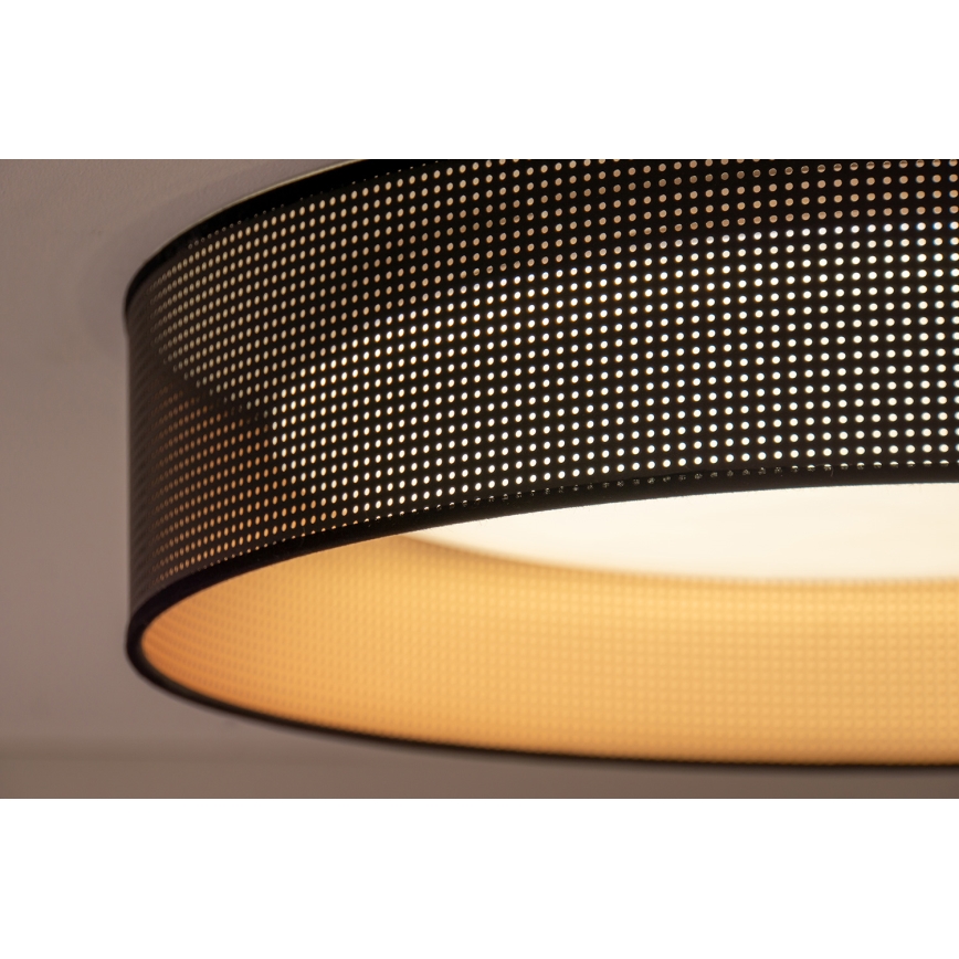 Duolla - LED Plafon ROLLER LED/24W/230V śr. 45 cm czarny/miedziany