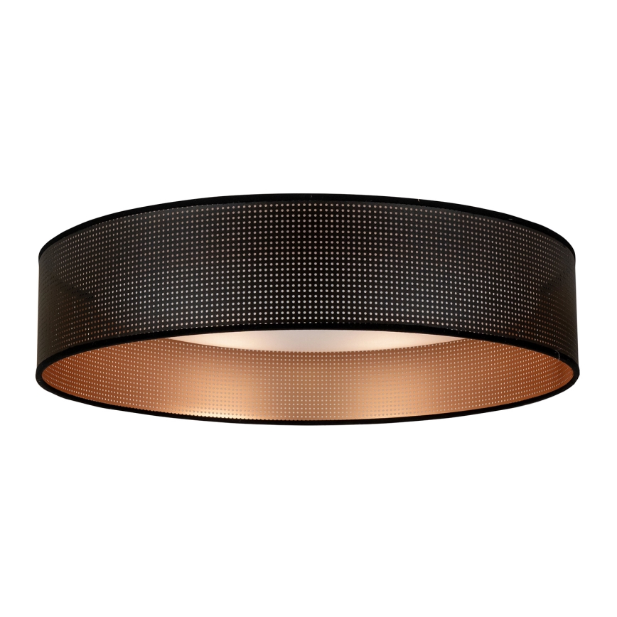 Duolla - LED Plafon ROLLER LED/24W/230V śr. 45 cm czarny/miedziany