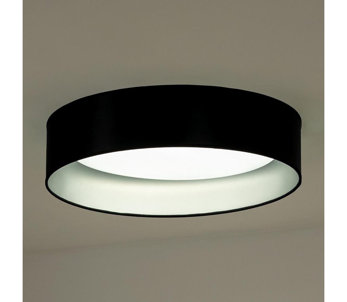 - LED Plafon ROLLER LED/24W/230V śr. 45 cm czarny/srebrny