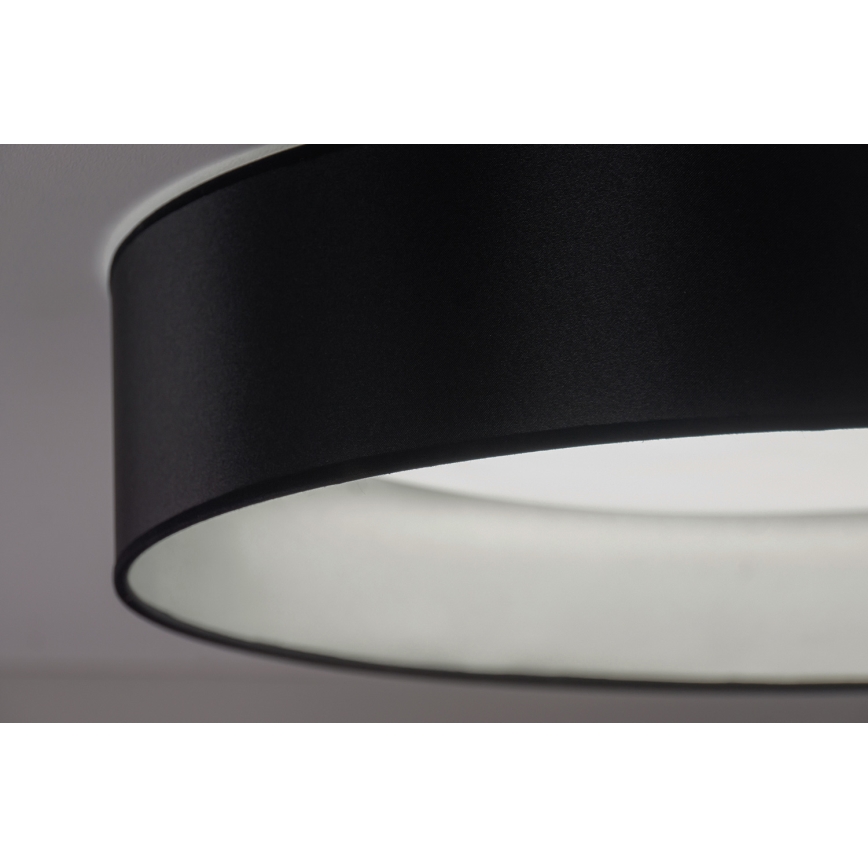 Duolla - LED Plafon ROLLER LED/24W/230V śr. 45 cm czarny/srebrny