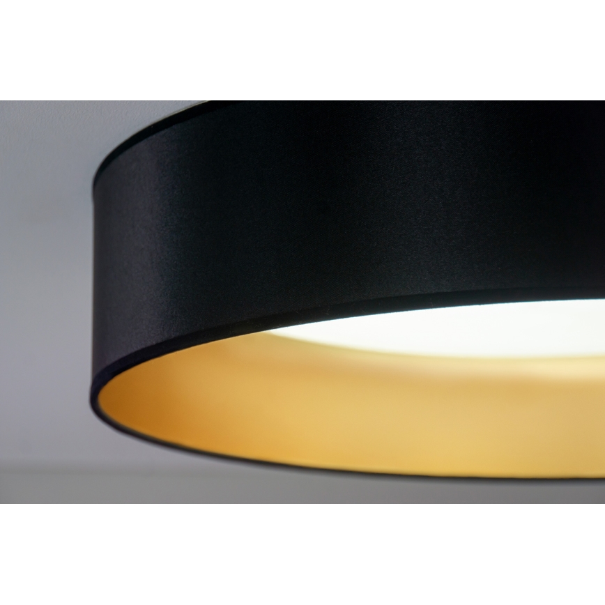 Duolla - LED Plafon ROLLER LED/24W/230V śr. 45 cm czarny/złoty