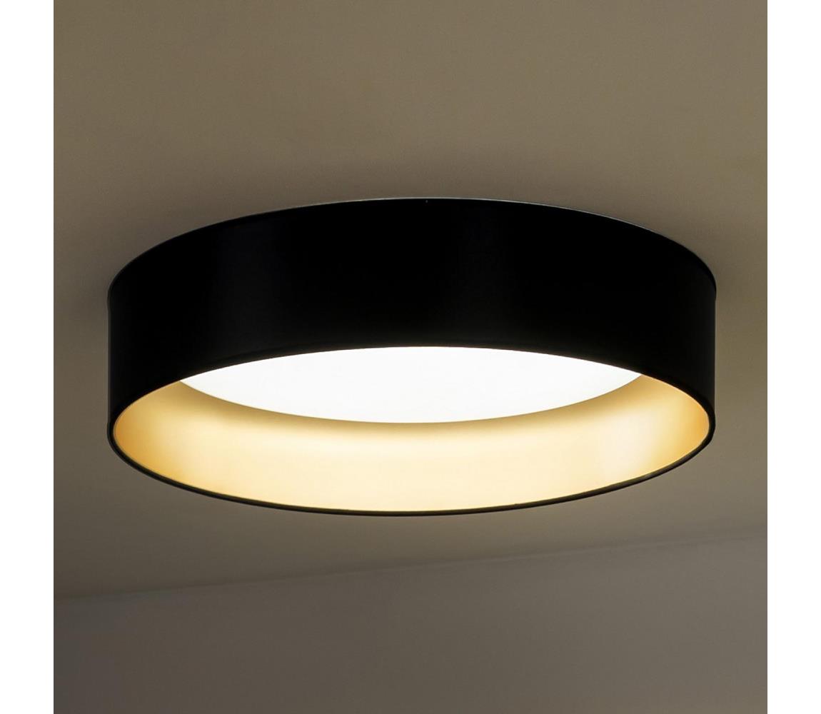 - LED Plafon ROLLER LED/24W/230V śr. 45 cm czarny/złoty