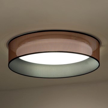 Duolla - LED Plafon ROLLER LED/24W/230V śr. 45 cm miedziany/czarny