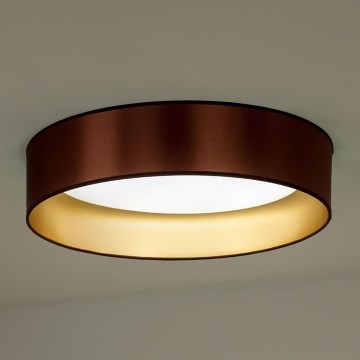 Duolla - LED Plafon ROLLER LED/24W/230V śr. 45 cm miedziany/złoty